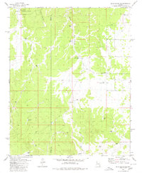 Blye Canyon NE 1980 topographic map thumbnail