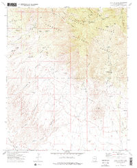 Blue Jay Peak 1972 topographic map thumbnail