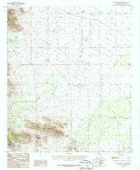 Blue Mountain 1987 topographic map thumbnail