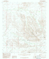 Blue Plateau 1986 topographic map thumbnail