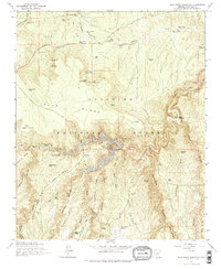 Blue Ridge Reservoir 1965 topographic map thumbnail