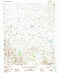 Bonita Tank 1989 topographic map thumbnail
