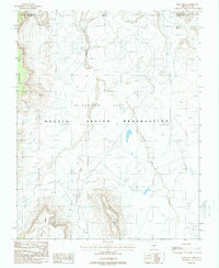 Boot Mesa 1988 topographic map thumbnail