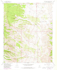 Bottleneck Wash 1968 topographic map thumbnail