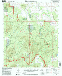 Boundary Butte 1998 topographic map thumbnail