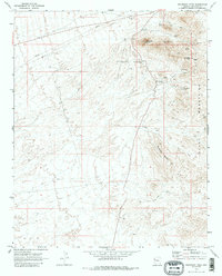 Boundary Cone 1970 topographic map thumbnail