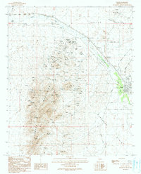 Bouse 1990 topographic map preview