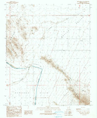 Bouse Hills East 1990 topographic map thumbnail