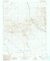 Bouse Hills West 1990 topographic map thumbnail