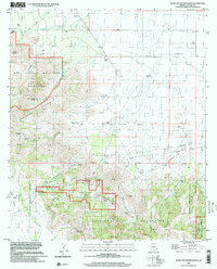 Bowie Mountain North 1996 topographic map thumbnail