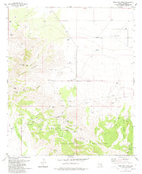 Bowie Mtn North 1979 topographic map thumbnail
