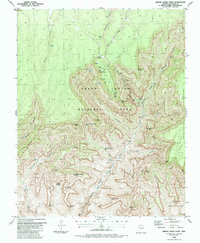 Bright Angel Point 1988 topographic map thumbnail