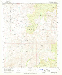 Brooklyn Peak 1967 topographic map thumbnail