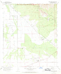 Brown Mountain 1968 topographic map thumbnail