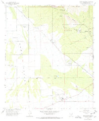 Brown Mountain 1968 topographic map thumbnail
