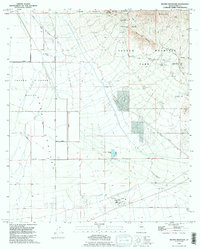 Brown Mountain 1992 topographic map thumbnail