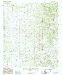 Bruno Peak 1986 topographic map thumbnail