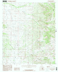 Bruno Peak 1986 topographic map thumbnail