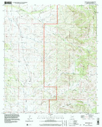 Bruno Peak 1996 topographic map thumbnail