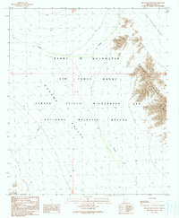 Bryan Mountains 1990 topographic map thumbnail