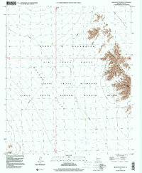 Bryan Mountains 1996 topographic map thumbnail