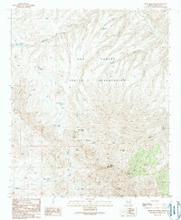 Bryce Mountain 1989 topographic map thumbnail