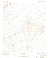 Buck Mountains 1970 topographic map thumbnail
