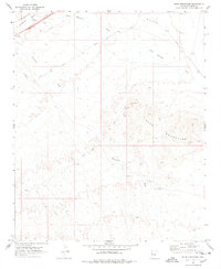Buck Mountains 1970 topographic map thumbnail