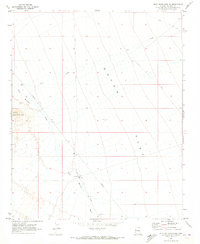 Buck Mountains NE 1970 topographic map thumbnail