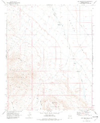 Buck Mountains SE 1970 topographic map thumbnail