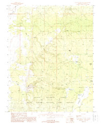 Buck Pasture Canyon 1988 topographic map thumbnail