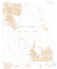 Buck Peak 1990 topographic map thumbnail