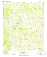 Buckhead Mesa 1973 topographic map thumbnail