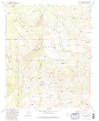Buckhead Mesa 1973 topographic map thumbnail