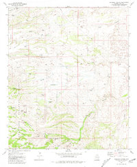 Buehman Canyon 1981 topographic map preview