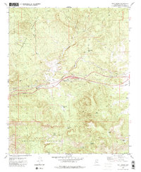 Bull Spring 1980 topographic map thumbnail