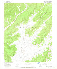 Burnt Corn Spring 1967 topographic map thumbnail