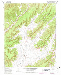 Burnt Corn Spring 1967 topographic map thumbnail