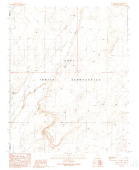 Burro Spring 1991 topographic map thumbnail