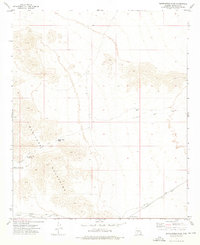 Butterfield Pass 1973 topographic map thumbnail