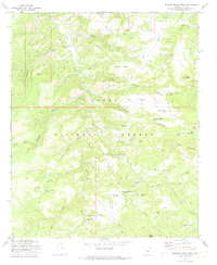 Buzzard Roost Mesa 1972 topographic map thumbnail