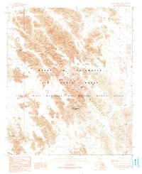 Cabeza Prieta Peak 1990 topographic map thumbnail