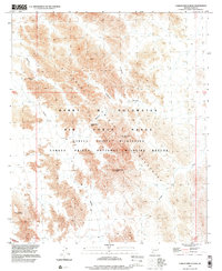 Cabeza Prieta Peak 1996 topographic map thumbnail