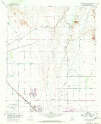 Calderwood Butte 1957 topographic map preview