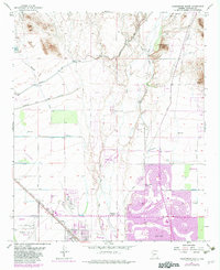 Calderwood Butte 1957 topographic map preview