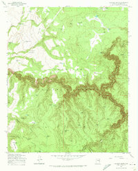 Calloway Butte 1965 topographic map thumbnail