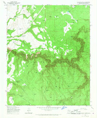 Calloway Butte 1965 topographic map thumbnail