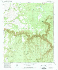 Calloway Butte 1965 topographic map thumbnail