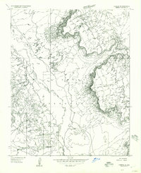 Cameron SE 1955 topographic map thumbnail