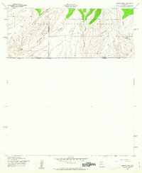 Campini Mesa 1958 topographic map preview